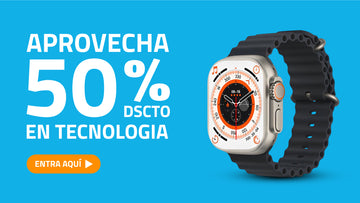 aprovecha 50% descuento en tecnología