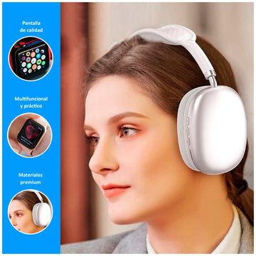Audífonos Inalámbricos P9 + Smartwatch i9 Pro Max S