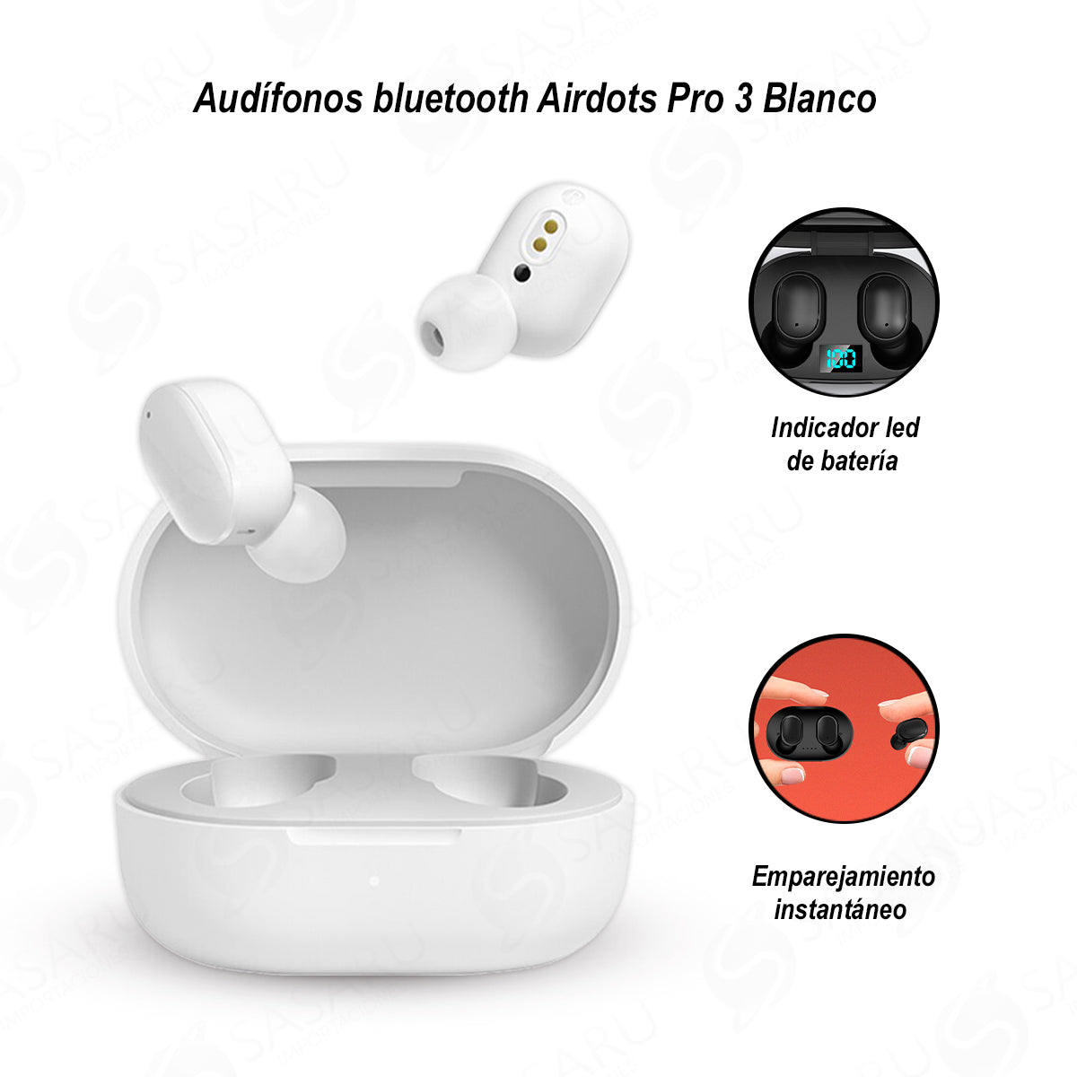 Audífonos Inalámbricos AirDots Pro 3 Bluetooth 5.2