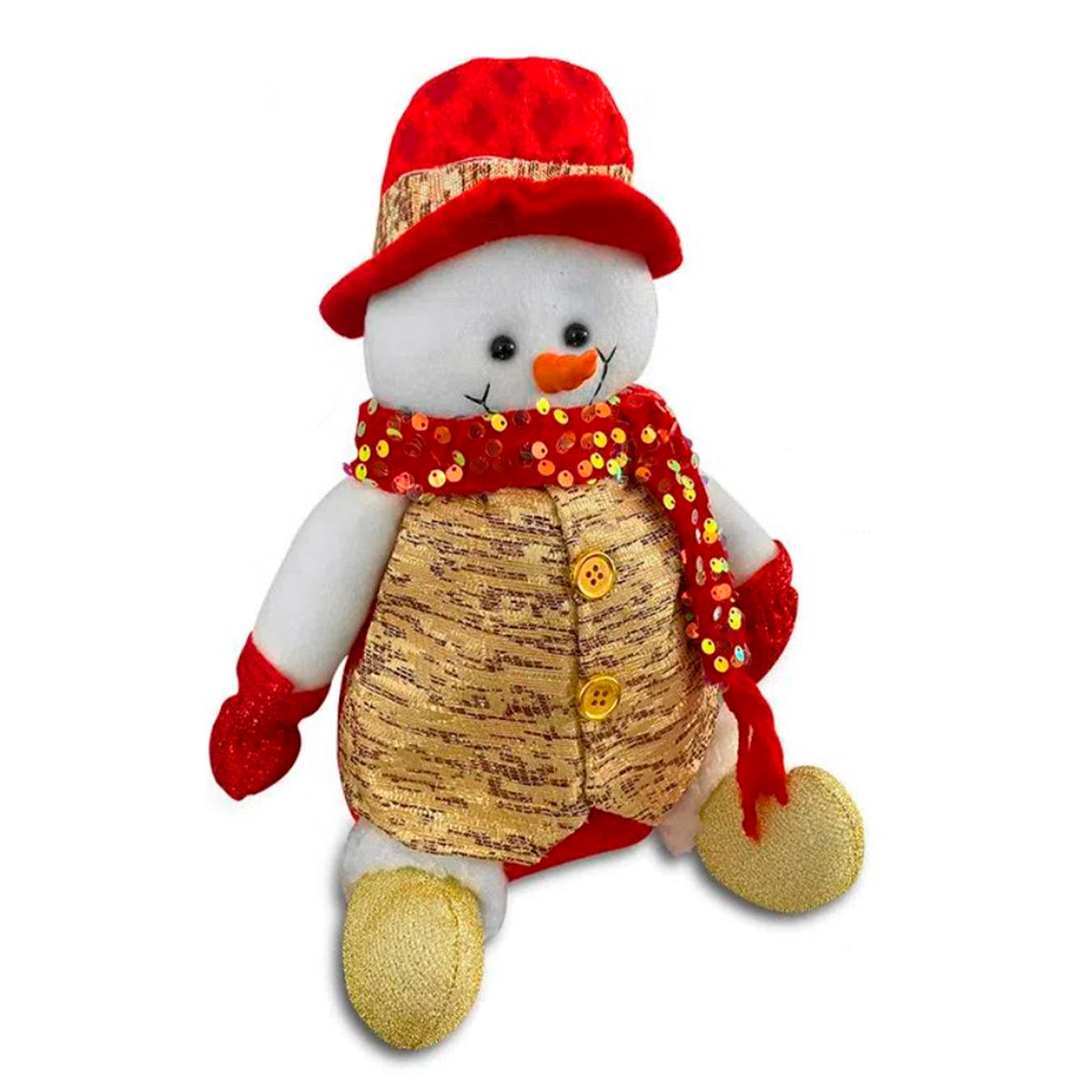 Muñeco de Nieve Navideño Decorativo de 28 cm