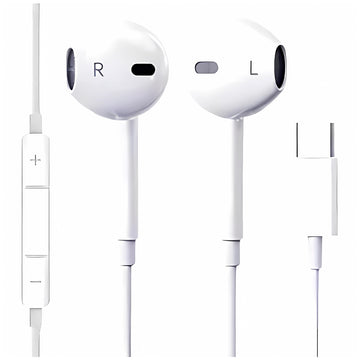 Audífonos Earphones S852t Tipo USB-C de 1.2m | Blanco