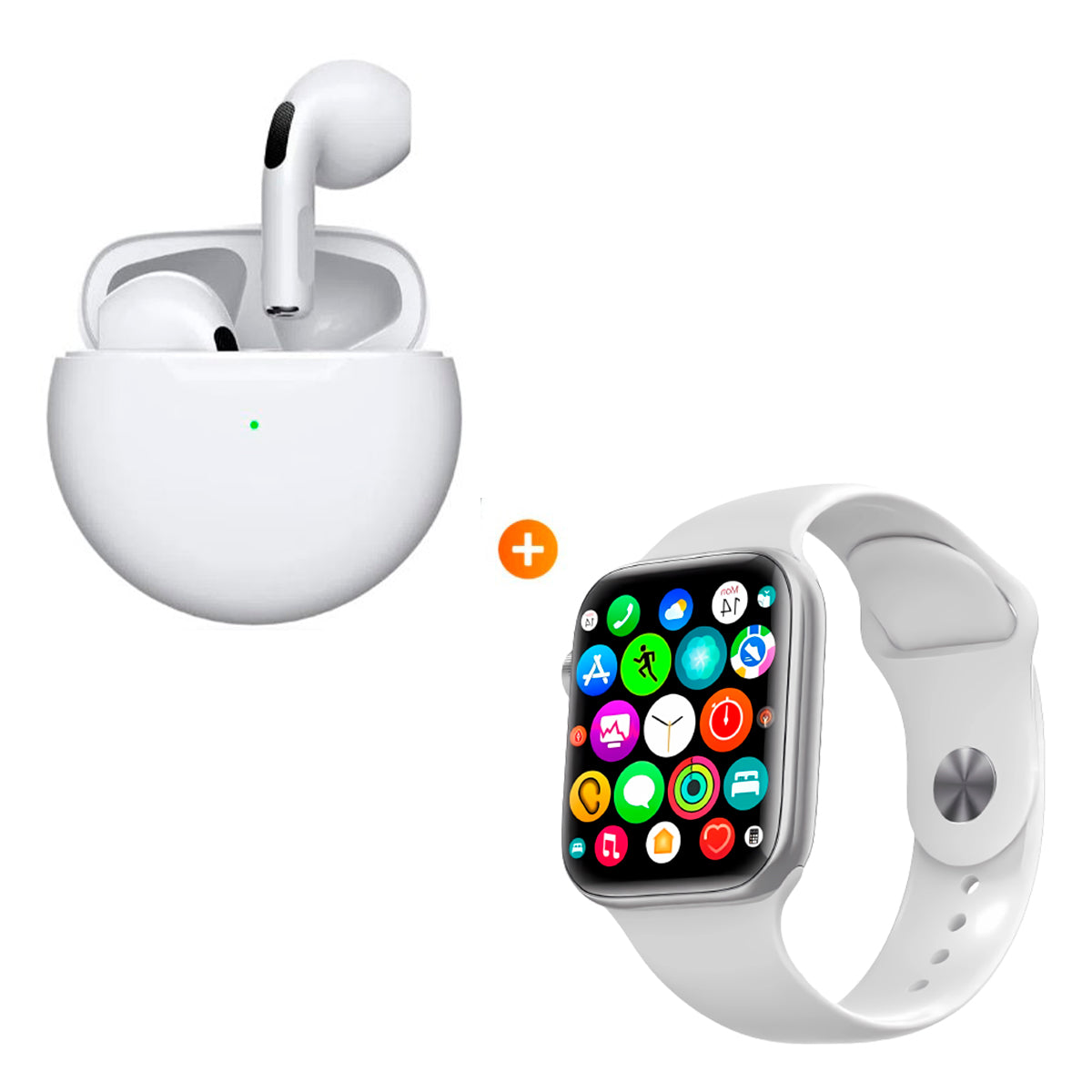 Smartwatch T900 Max GE Acuático + Audífonos Bluetooth Pro 6
