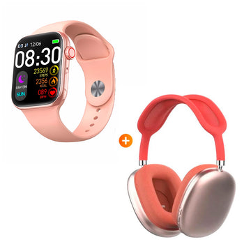 Smartwatch T900 Max GE Acuático + Audífonos Inalámbricos P9