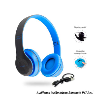 Audífonos Inalámbricos P47 con Bluetooth 5.0