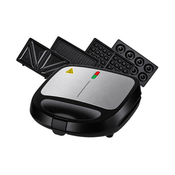 Sandwichera Multifuncional 6 en 1 con Placas Intercambiables 850W
