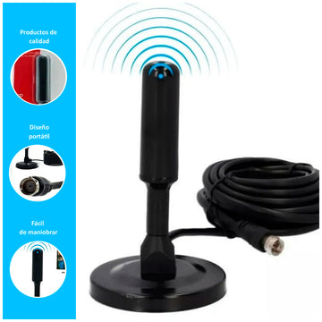 Antena Digital Para Tv - HDTV Interna Externa