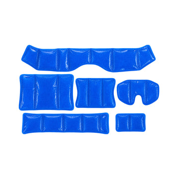 Set de 6 Compresas Terapéuticas de Gel Frío y Calor