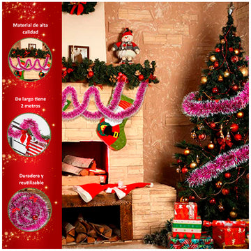 Guirnaldas de Navidad Decorativas 200cm x5