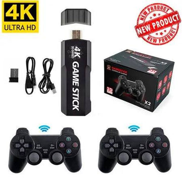 Consola Retro Game Stick X2 Plus 4K HD PS1 PSP SN64 30000