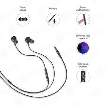 Audífonos Tuned de Original para S8/S9