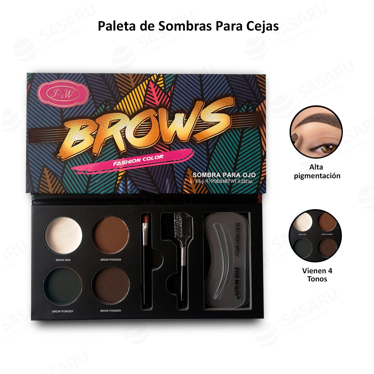 Paleta de Sombras Browns Fashion Color