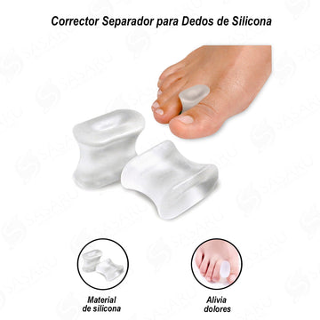 Separador de Dedos de Silicona x2 U