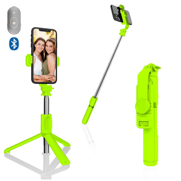 Palo Selfie Stick Con Mando Bluetooth y Trípode