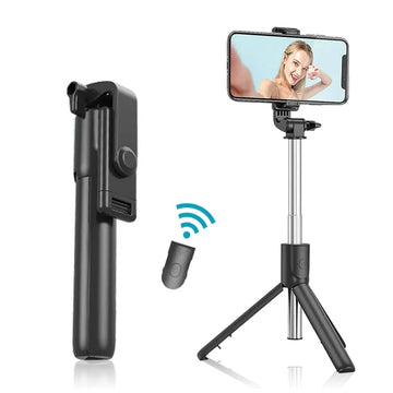 Palo Selfie Stick Con Mando Bluetooth y Trípode