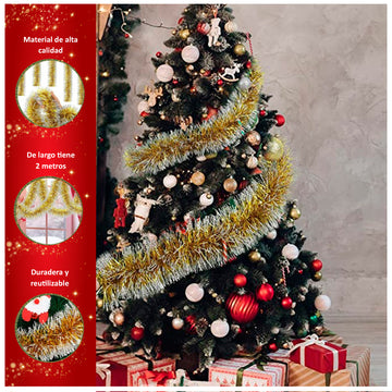 Guirnaldas de Navidad Decorativas 200cm x2