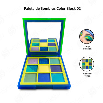 Paleta de Sombras Color Block